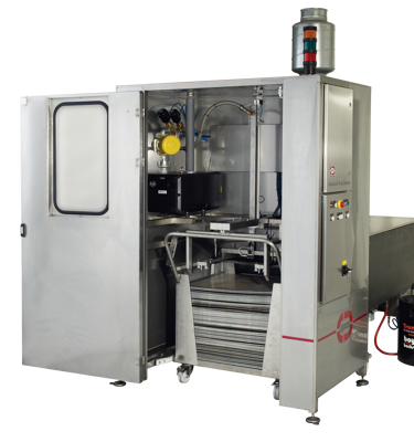 The automatic tray cleaning system makes the daily job a minor task.