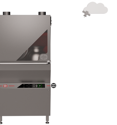 Willkommen zum JEROS 9210 – unsere nächste Generation von Spülmaschinen mit Haubendeckel und Inspektionsfenster